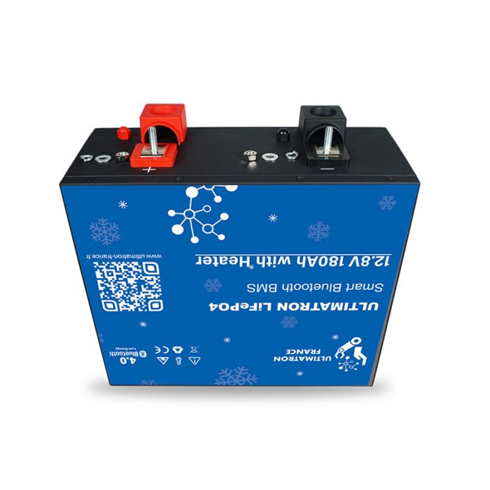 Liitiumaku ULTIMATRON LiFePO4 Smart BMS 12.8V 180Ah Underseat heated