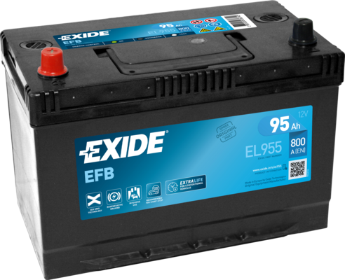 EXIDE EL955 EFB 95Ah 800A