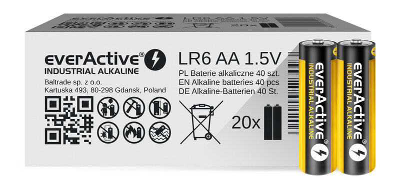 everActive industrial LR6 AA  40-pakk