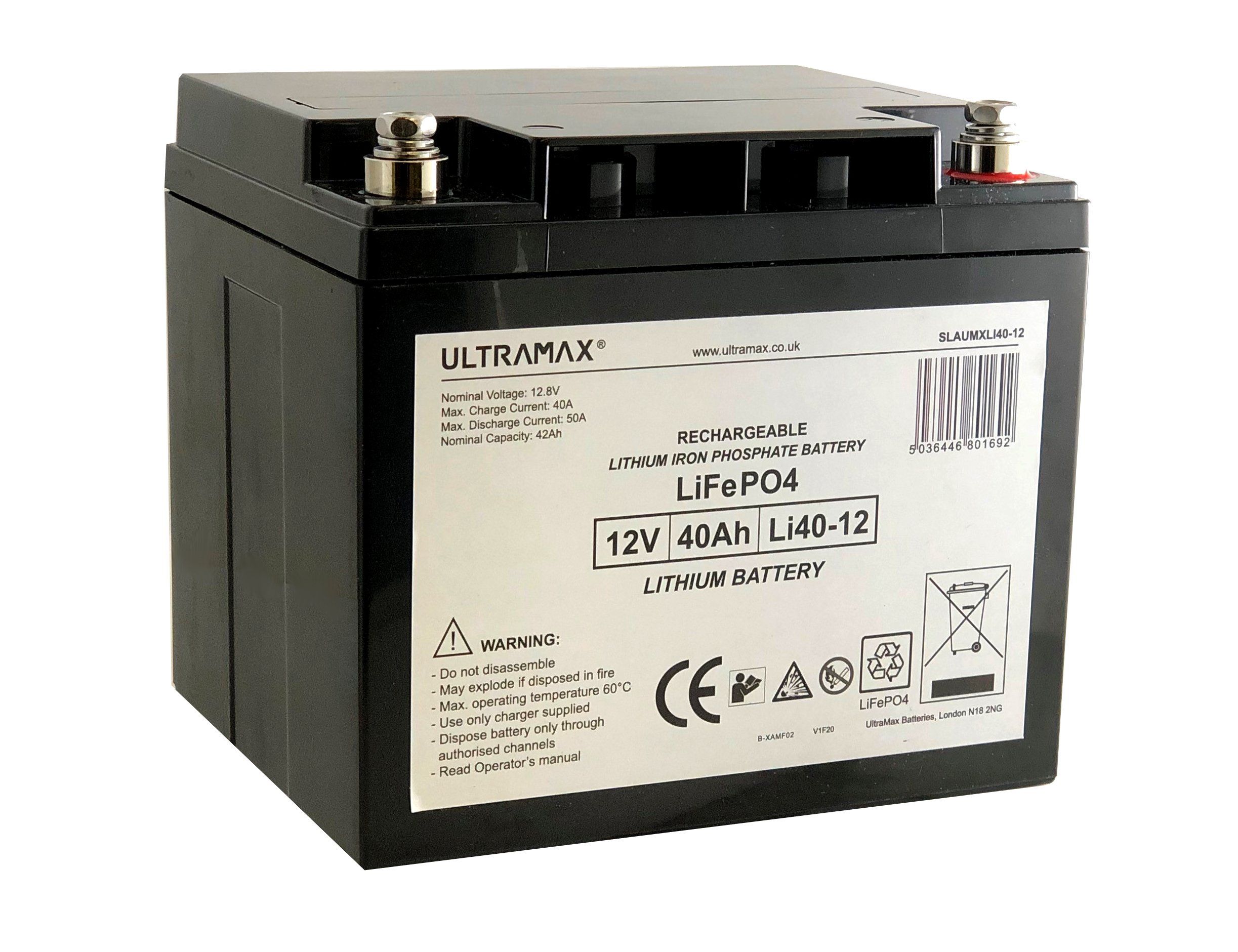 LiFePO4 Battery 12,8V/42Ah ULTRAMAX